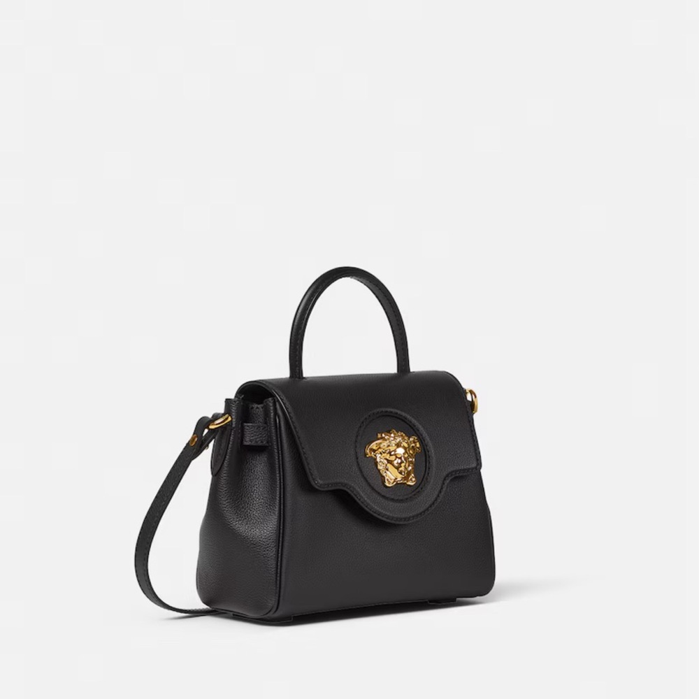 LA MEDUSA SMALL LEATHER TOP-HANDLE Bag with extra Bag strap